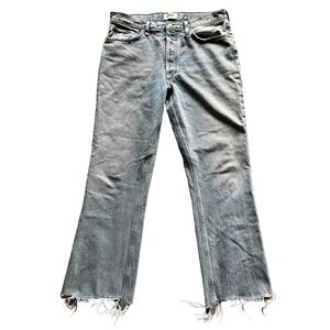 AGOLDE Riley Cropped 5 Button Jeans Size 30